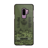 Personalized Canadian Soldier/Veteran Camo Phonecase 3D Printed 22DEC-DT15