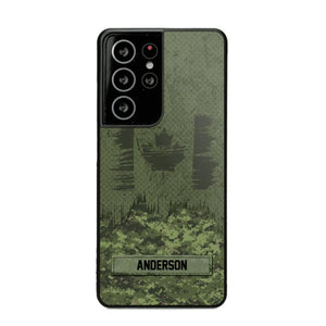 Personalized Canadian Soldier/Veteran Camo Phonecase 3D Printed 22DEC-DT15