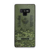 Personalized Canadian Soldier/Veteran Camo Phonecase 3D Printed 22DEC-DT15