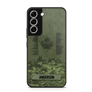 Personalized Canadian Soldier/Veteran Camo Phonecase 3D Printed 22DEC-DT15