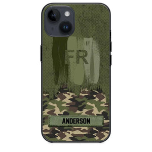 Personalized France Soldier/Veteran Camo Phonecase 3D Printed 22DEC-DT15