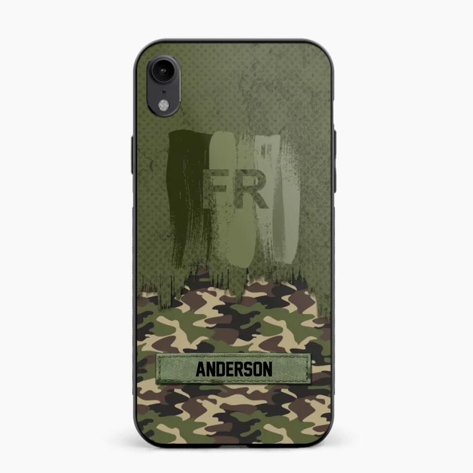 Personalized France Soldier/Veteran Camo Phonecase 3D Printed 22DEC-DT15