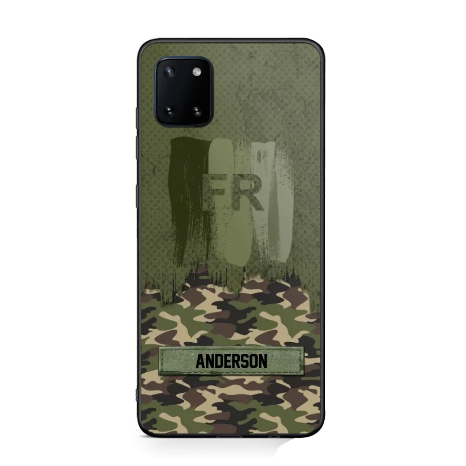 Personalized France Soldier/Veteran Camo Phonecase 3D Printed 22DEC-DT15