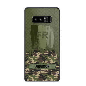 Personalized France Soldier/Veteran Camo Phonecase 3D Printed 22DEC-DT15