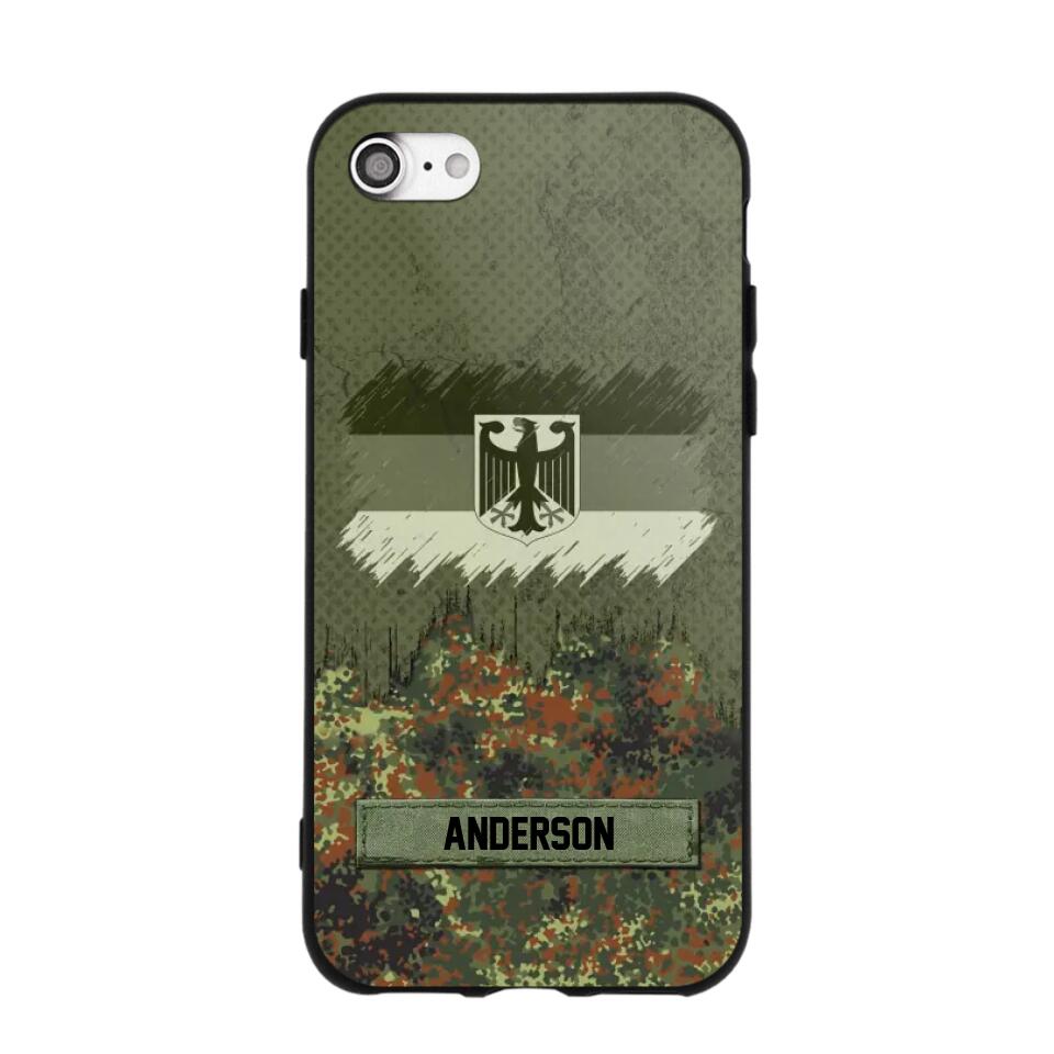 Personalized German Soldier/Veteran Camo Phonecase 3D Printed 22DEC-DT15