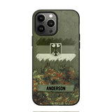 Personalized German Soldier/Veteran Camo Phonecase 3D Printed 22DEC-DT15