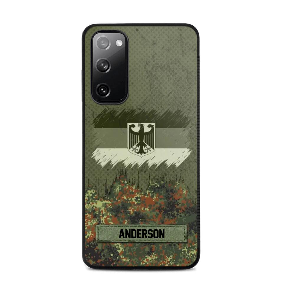 Personalized German Soldier/Veteran Camo Phonecase 3D Printed 22DEC-DT15