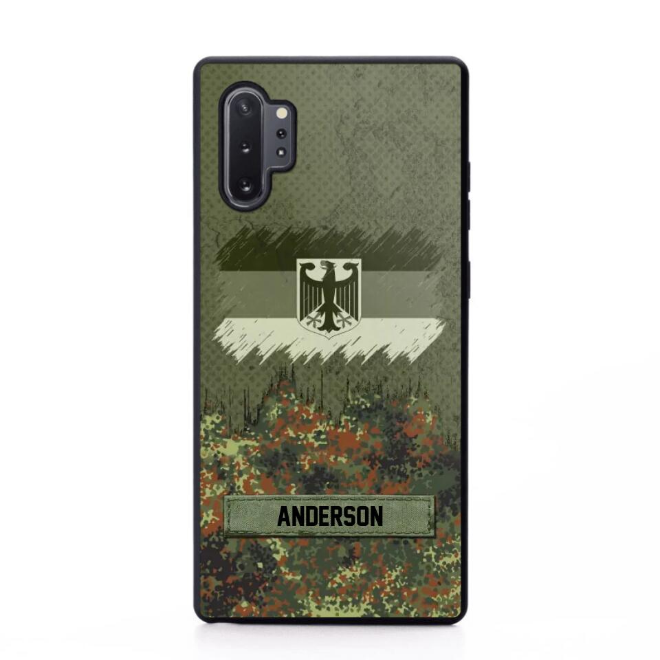 Personalized German Soldier/Veteran Camo Phonecase 3D Printed 22DEC-DT15