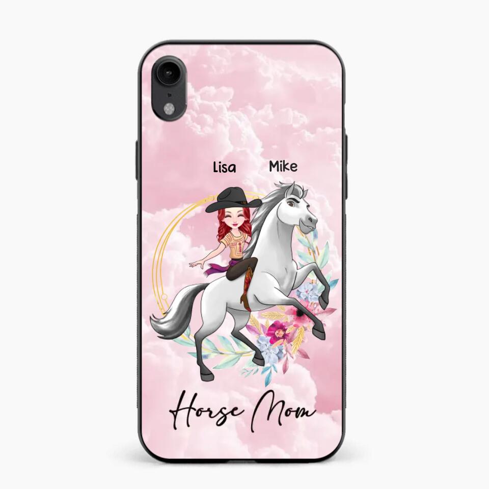 Personalized Horse Riding Girl Phonecase 3D Printed PNHY1912