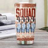 Personalized Squad Besties Gifts 3D Printed Tumbler 22DEC-HQ19