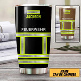 Personalized Austrian Firefighter Tumbler Printed 22DEC-HY20