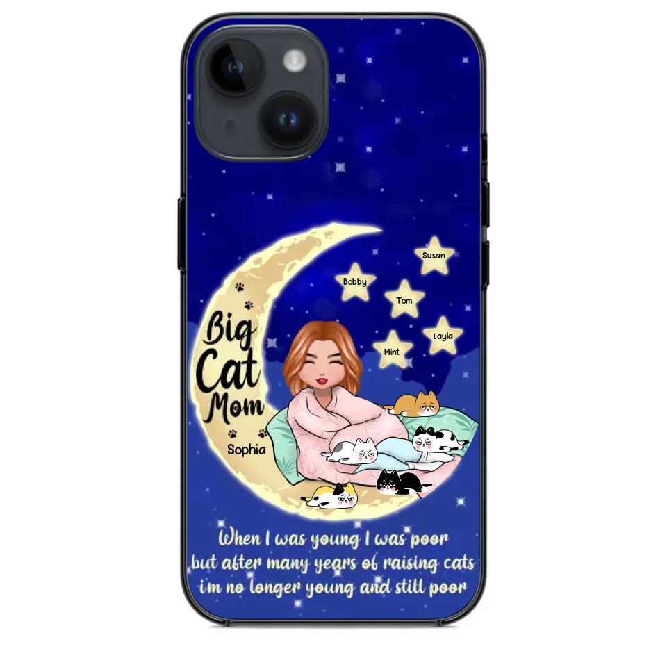 Personalized Big Cat Mom Phonecase 3D Printed PNHY2212