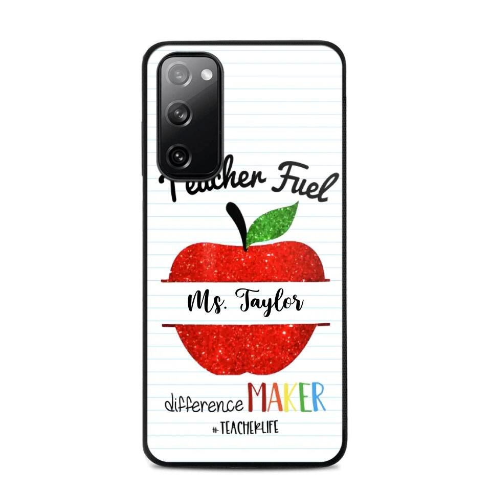 Personalized Teacher Fuel With Name Phonecase 3D Printed 22DEC-DT23