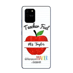 Personalized Teacher Fuel With Name Phonecase 3D Printed 22DEC-DT23