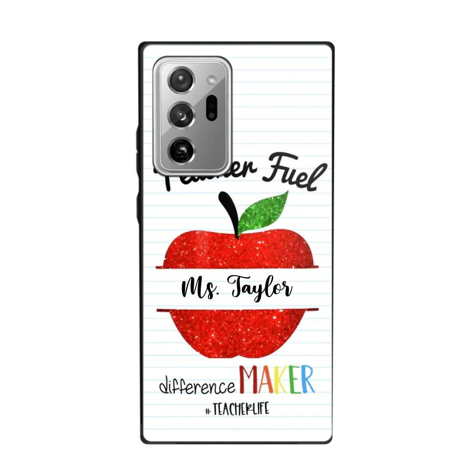 Personalized Teacher Fuel With Name Phonecase 3D Printed 22DEC-DT23