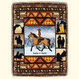 Personalized Girl Love Horse Quilt Blanket Printed 22DEC-HQ27