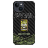 Personalized Canadian Once A Soldier Always A Soldier Camo Phonecase 3D Printed 23JAN-HY03