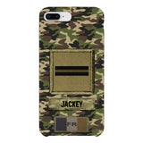 Personalized France Soldier Camo Phone Case Printed 25MAR-HQ26