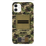 Personalized France Soldier Camo Phone Case Printed 25MAR-HQ26