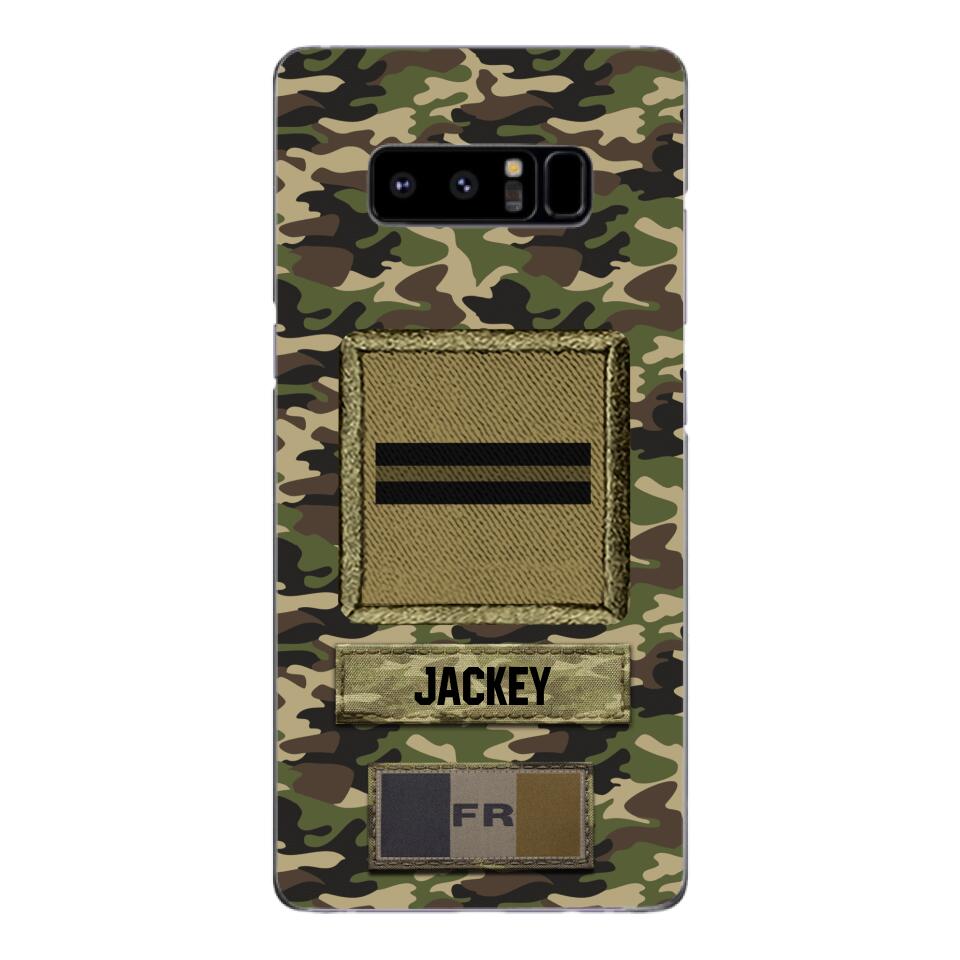 Personalized France Soldier Camo Phone Case Printed 25MAR-HQ26