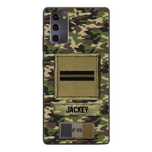 Personalized France Soldier Camo Phone Case Printed 25MAR-HQ26