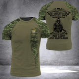 Personalized I Am A Canadian Veteran I Would Put The Uniform Back On  Rank Camo 3D Printed Tshirt 23JAN-HQ06