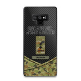 Personalized Australian Once A Soldier Always A Soldier Camo Phonecase 3D Printed 23JAN-HY03