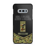 Personalized Australian Once A Soldier Always A Soldier Camo Phonecase 3D Printed 23JAN-HY03