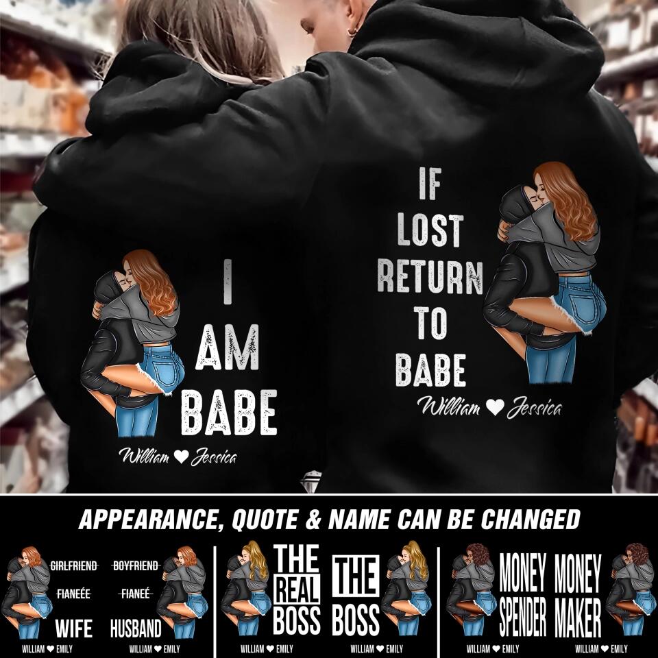 Personalized Couple Hoodie Printed Valentine's Day Gift PNDT090123