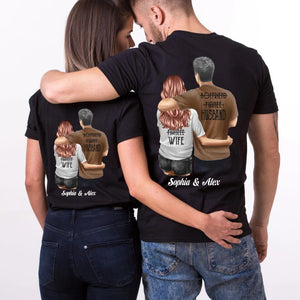 Personalized Couple Gifts Happy Valentine's Day Love Printed Tshirt 22JAN-DT10