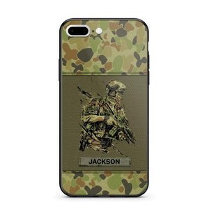 Personalized Australian Soldier/ Veteran Camo Phonecase 3D Printed 23JAN-HY10