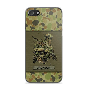 Personalized Australian Soldier/ Veteran Camo Phonecase 3D Printed 23JAN-HY10