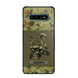 Personalized Australian Soldier/ Veteran Camo Phonecase 3D Printed 23JAN-HY10