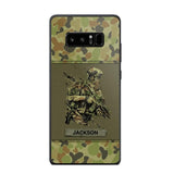 Personalized Australian Soldier/ Veteran Camo Phonecase 3D Printed 23JAN-HY10