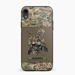 Personalized UK Soldier/ Veteran Camo Phonecase 3D Printed 23JAN-HY10