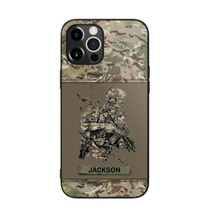 Personalized UK Soldier/ Veteran Camo Phonecase 3D Printed 23JAN-HY10