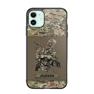 Personalized UK Soldier/ Veteran Camo Phonecase 3D Printed 23JAN-HY10