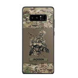 Personalized UK Soldier/ Veteran Camo Phonecase 3D Printed 23JAN-HY10