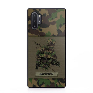 Personalized Swiss Soldier/ Veteran Camo Phonecase 3D Printed 23JAN-HY10