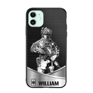 Personalized Canadian Soldier/ Veteran Rank Camo Phonecase 3D Printed 23JAN-DT10