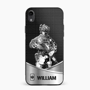 Personalized Canadian Soldier/ Veteran Rank Camo Phonecase 3D Printed 23JAN-DT10