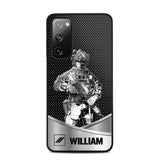 Personalized France Soldier/ Veteran Rank Camo Phonecase 3D Printed 23JAN-DT10