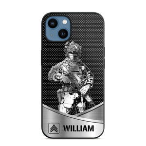 Personalized US Soldier/ Veteran Rank Camo Phonecase 3D Printed 23JAN-DT10