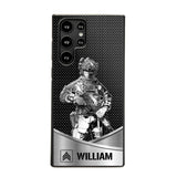 Personalized US Soldier/ Veteran Rank Camo Phonecase 3D Printed 23JAN-DT10