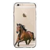 Personalized Horse Lover Transparent Silicone Phone Case 22JAN-VD10