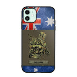 Personalized Australian Soldier/ Veteran Phonecase 3D Printed 23JAN-HY13