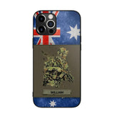 Personalized Australian Soldier/ Veteran Phonecase 3D Printed 23JAN-HY13