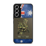 Personalized Australian Soldier/ Veteran Phonecase 3D Printed 23JAN-HY13