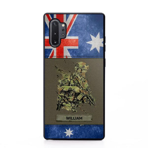 Personalized Australian Soldier/ Veteran Phonecase 3D Printed 23JAN-HY13