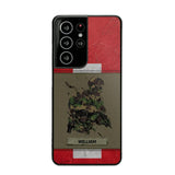 Personalized Swiss Soldier/ Veteran Phonecase 3D Printed 23JAN-HY13